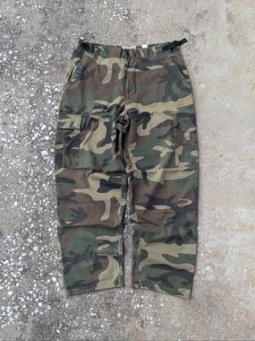 Northwest Camouflage Cargo Pants - Green/Brown/Black